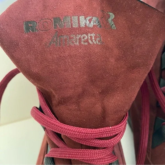 New Romika Amaretta boot Bordeaux Size 9 - Picture 8 of 10